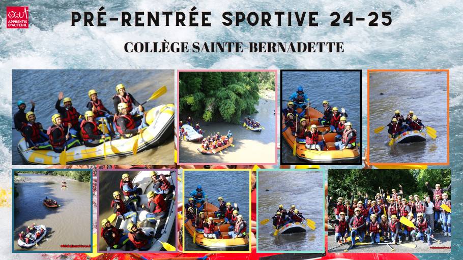 Pré rentrée sportive au Collège Sainte-Bernadette