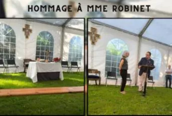 Hommage à Mme Robinet.