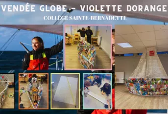 Maquette du bateau de Violette Dorange