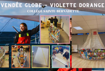 Maquette du bateau de Violette Dorange