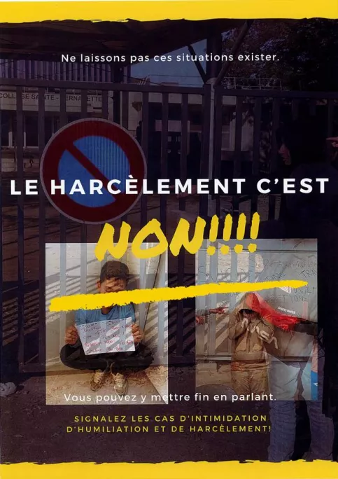 Le harcèlement c'est non !