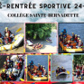 Les jeunes de Sainte-Bernadette au rafting.